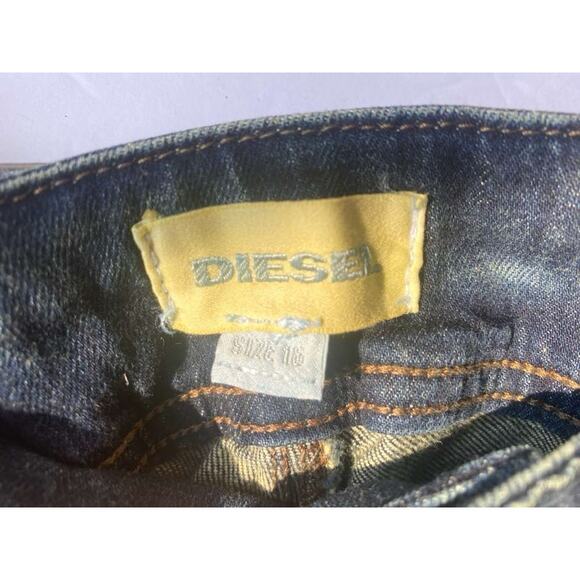 Diesel Girls Kids New PATIC DENIM SHORTS W OUTSIDE POCKETS Sz: 16 RTL: $119 - Picture 6 of 6